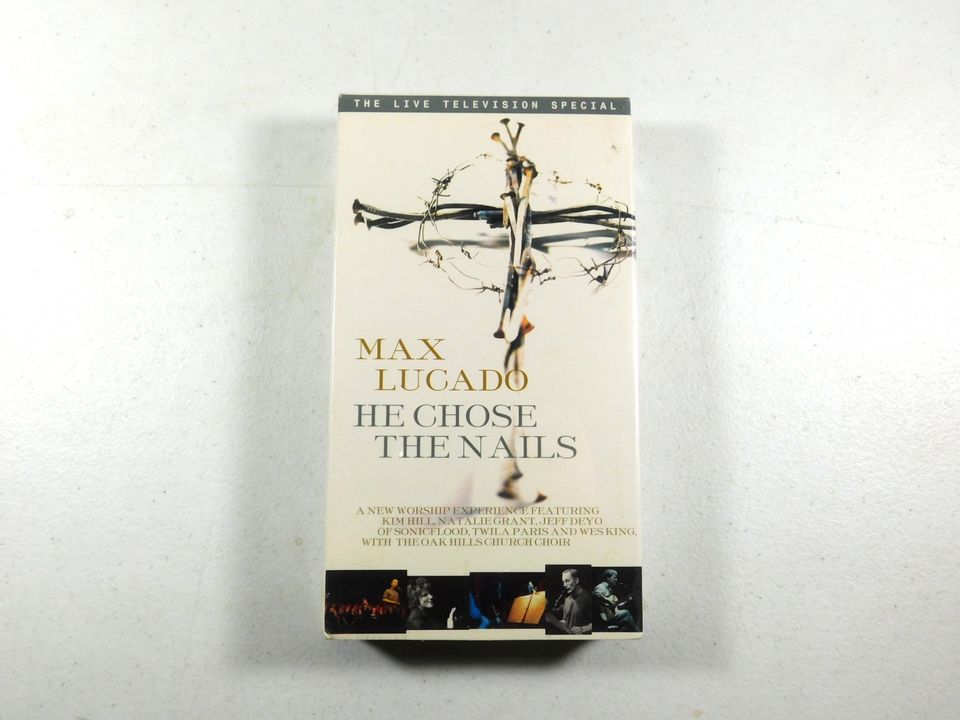 3 Christian VHS Movies Tapes The Ten Commandments, Judgment, He Chose the Nails