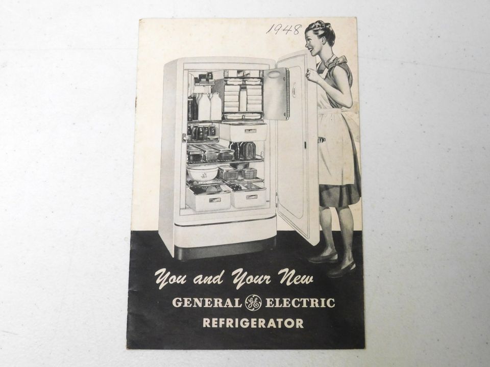 Vintage You and Your New General Electric Refrigerator Book Cookbook