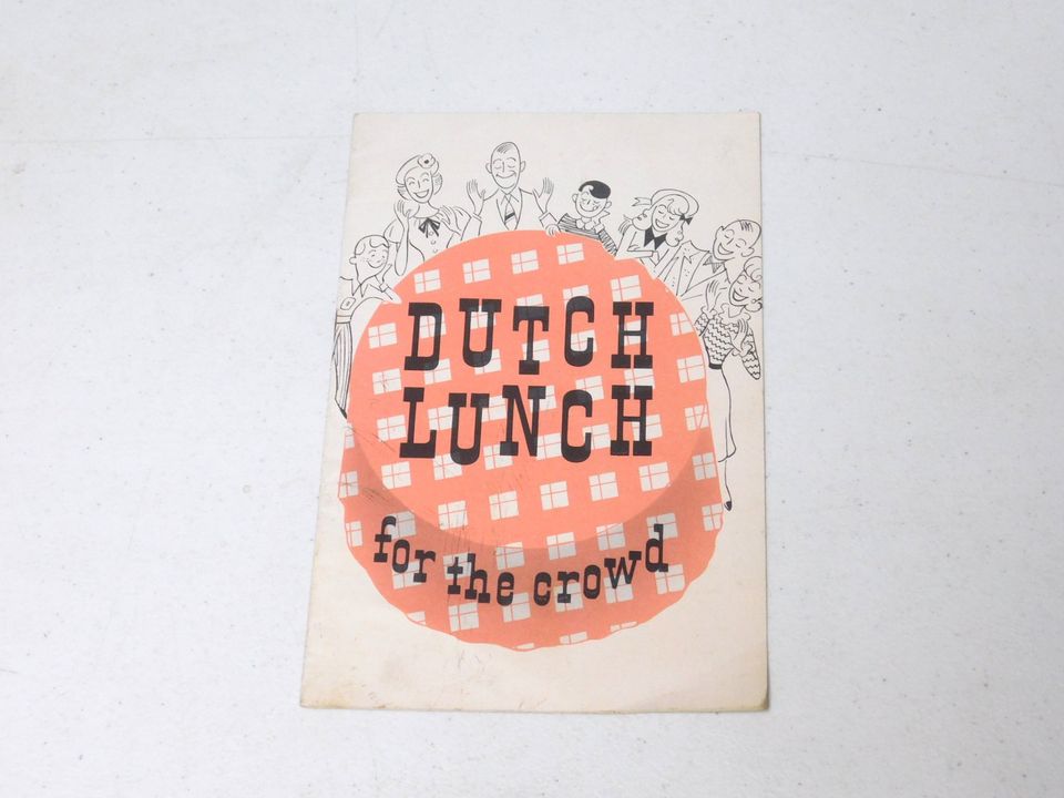 Vintage Dutch Lunch for the Crowd Cookbook Booklet