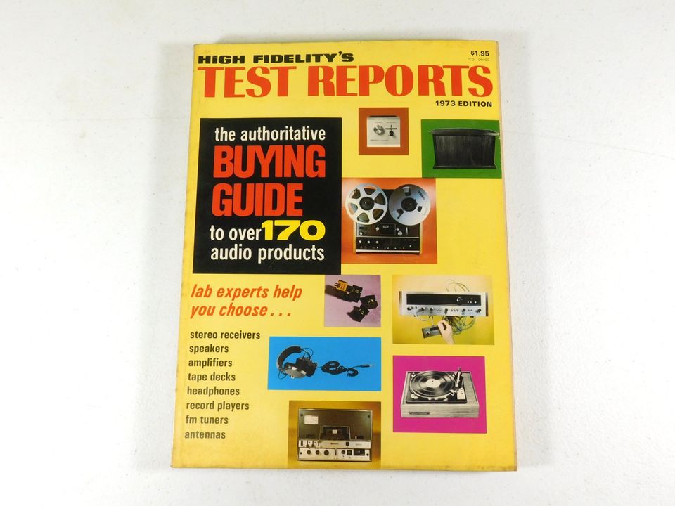 Vintage 1973 High Fidelity's Test Report