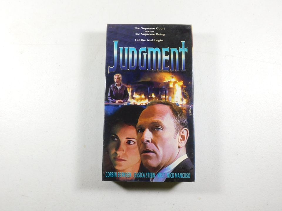 3 Christian VHS Movies Tapes The Ten Commandments, Judgment, He Chose the Nails