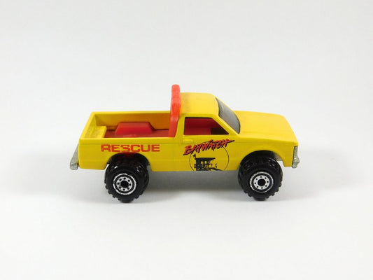 Hot Wheels Baywatch Rescue Yellow Pickup Truck