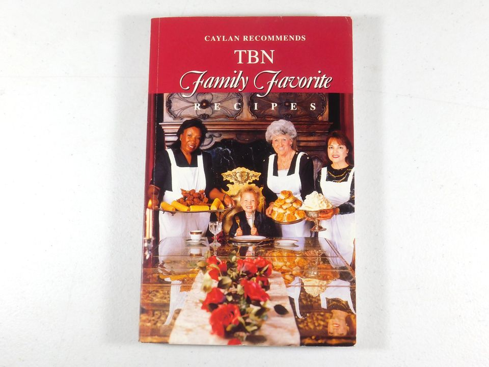 Vintage 1993 Caylan Recommends TBN Family Favorite Recipes Cookbook