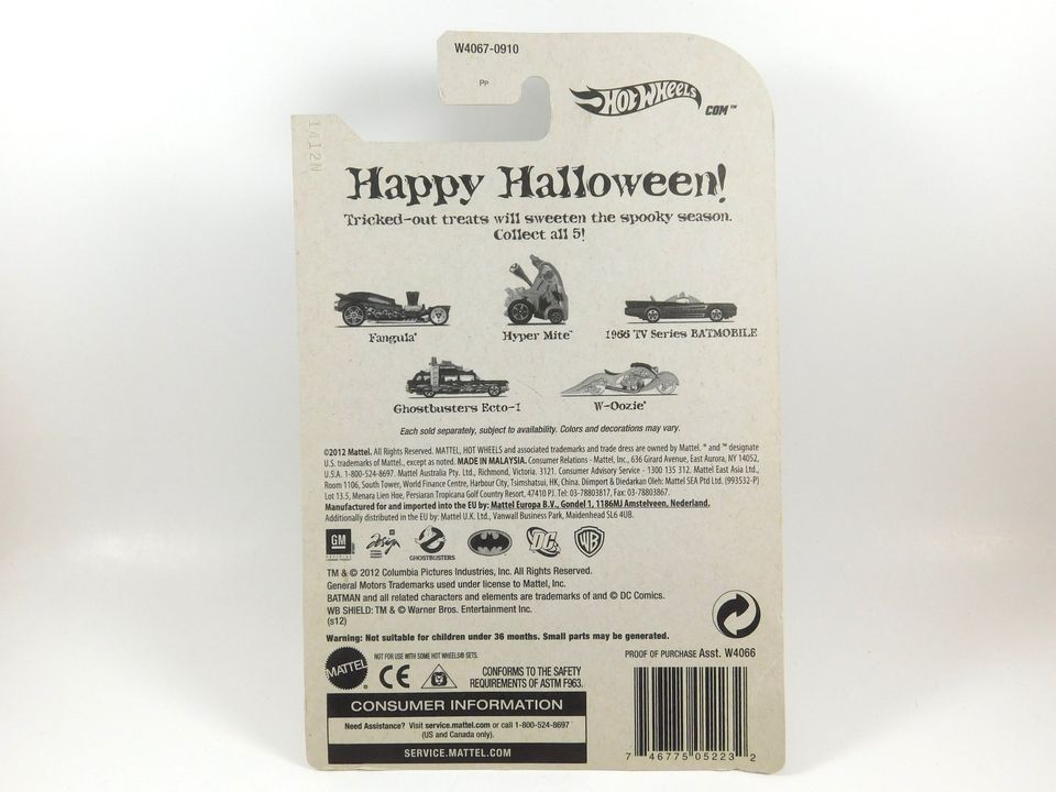 Hot Wheels Halloween Fangula Car