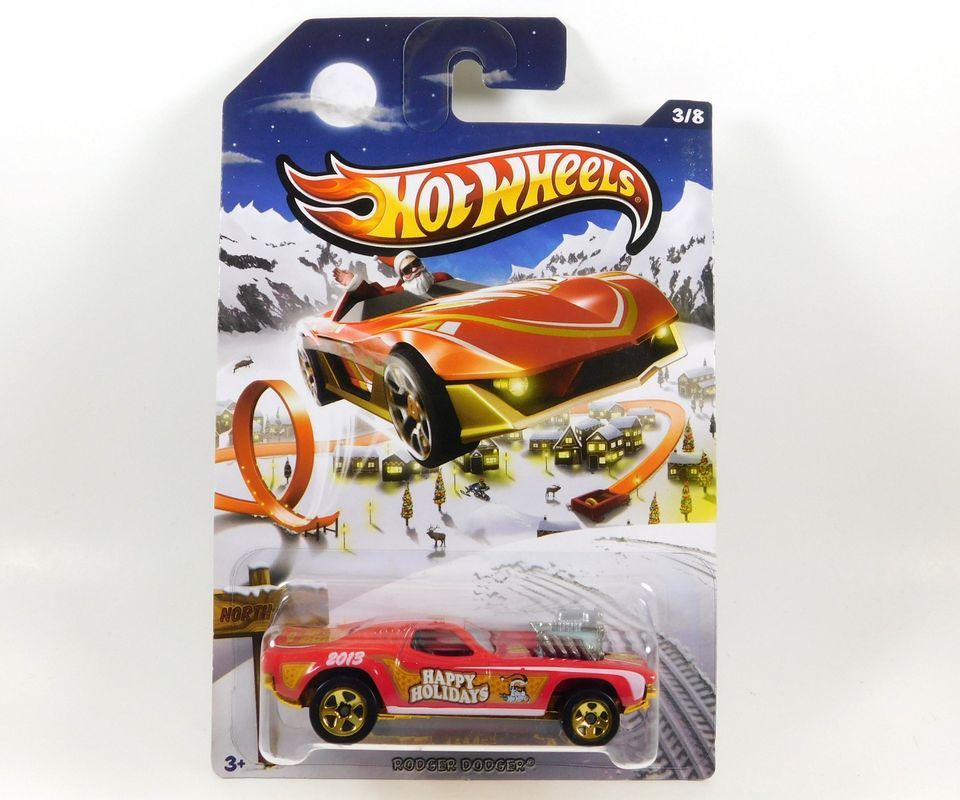 Hot Wheels Rodger Dodger 2013 Happy Holidays Holiday Hot Rods