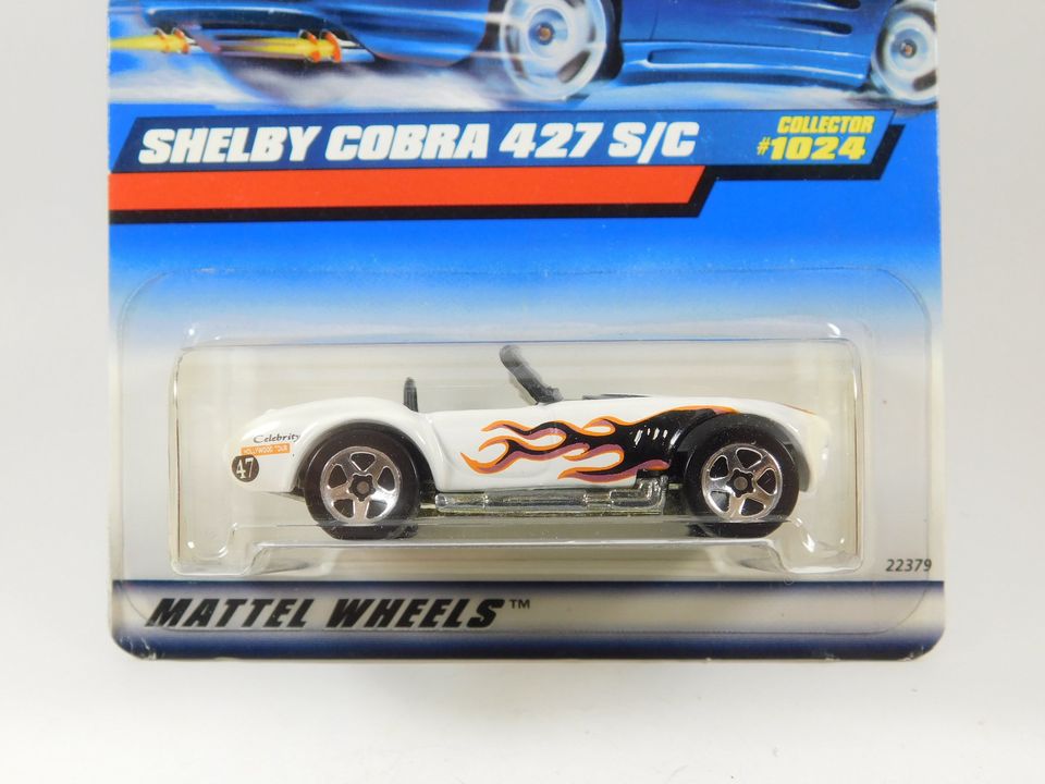 Hot Wheels Shelby Cobra 427 S/C Collector #1024