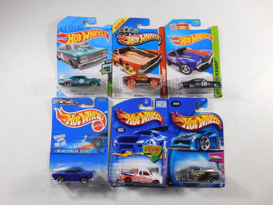 6 Chevy Hot Wheels Cars Chevelle, Pro Stock Truck