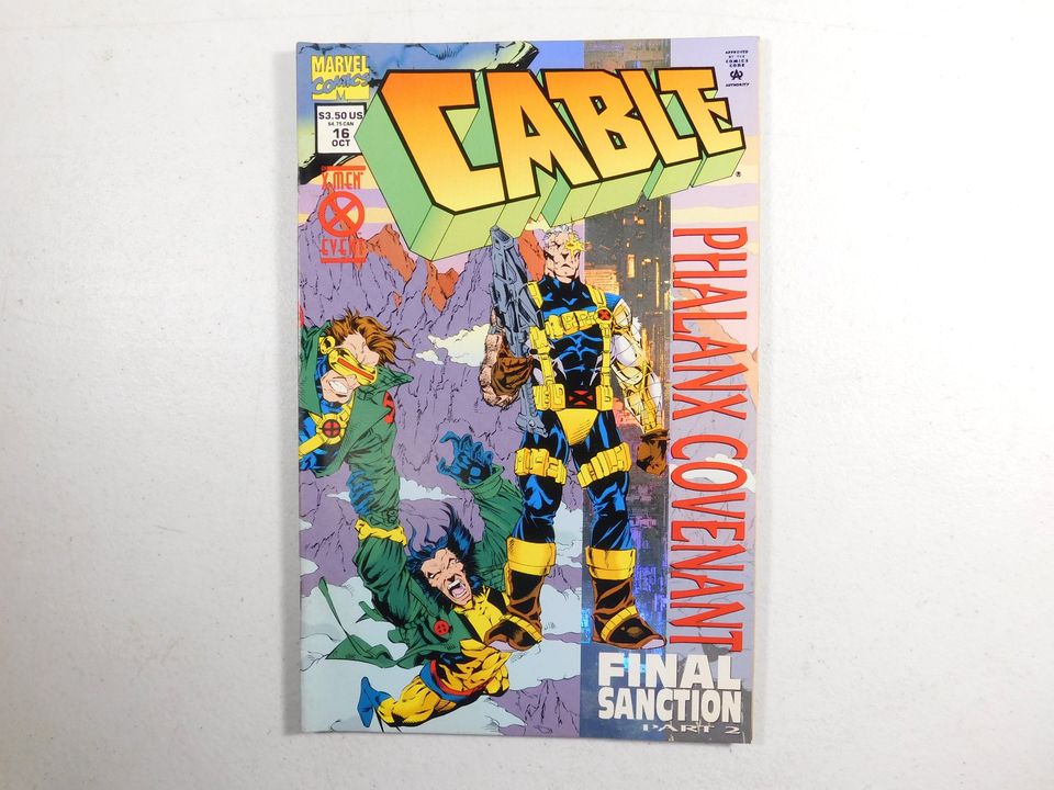 1994 Marvel Phalanx Covenant Final Sanction Part 2 Cable Comic Book #16 Oct X-Men Event