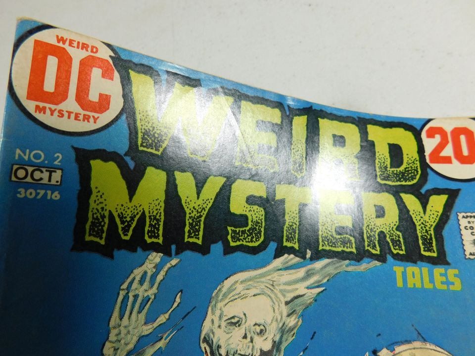 Vintage 1972 DC Weird Mystery Tales Comic Book No. 2 Oct 30716