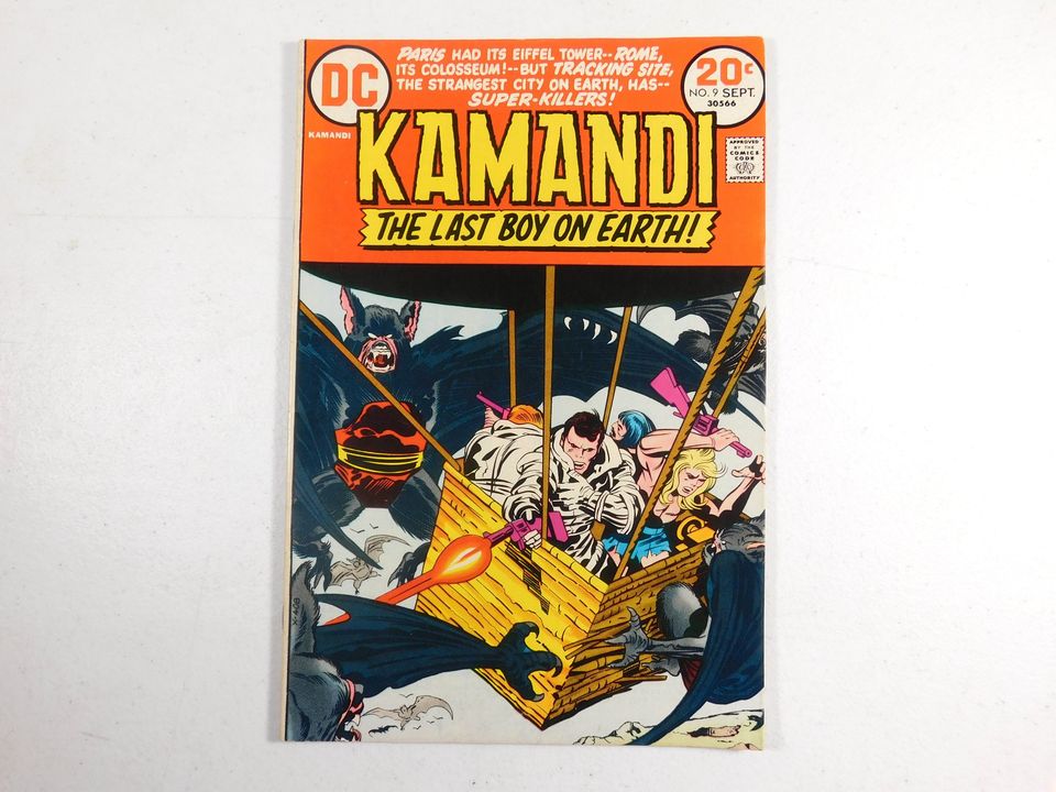 Vintage 1973 DC Kamandi The Last Boy on Earth Comic Book No. 9 Sept 30566