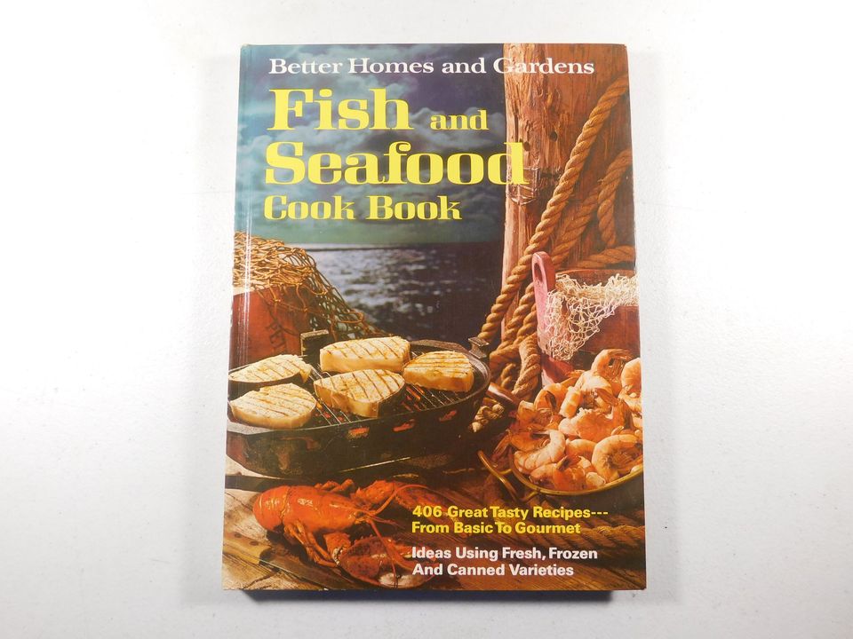 Vintage 1971 Better Homes and Gardens Fish and Seafood Cook Book