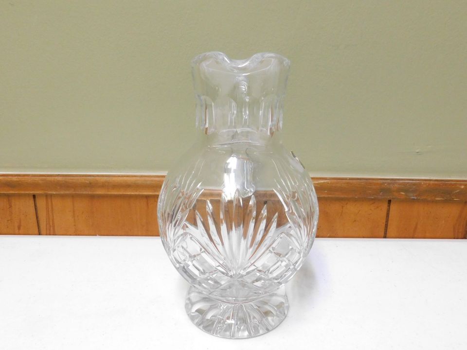 Vintage Polonia Crystal Pitcher