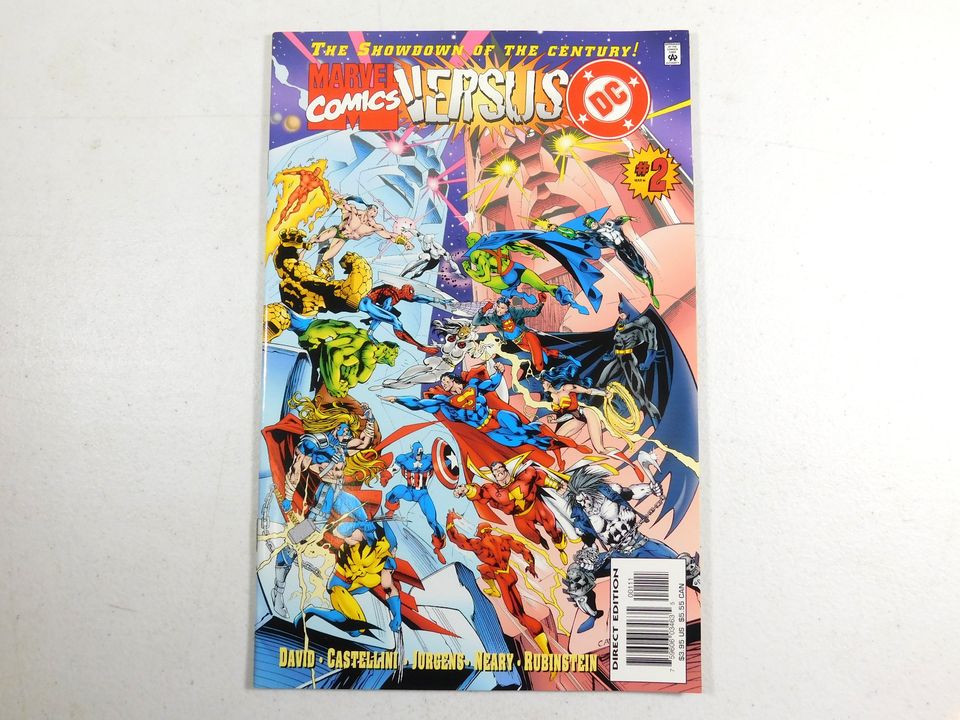 1996 Marvel Comics Versus DC Comic Book #2 Mar