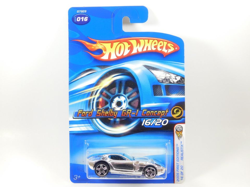 Hot Wheels Ford Shelby GR-1 Concept 2005 First Editions 16 of 20 Realistix