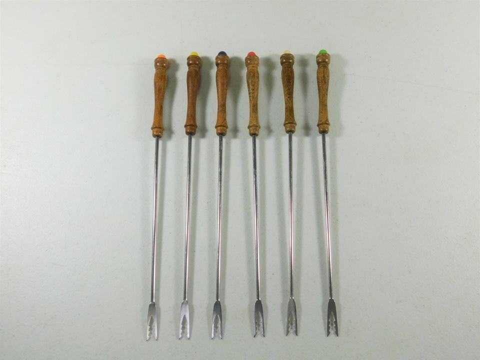 6 Vintage Fondue Forks