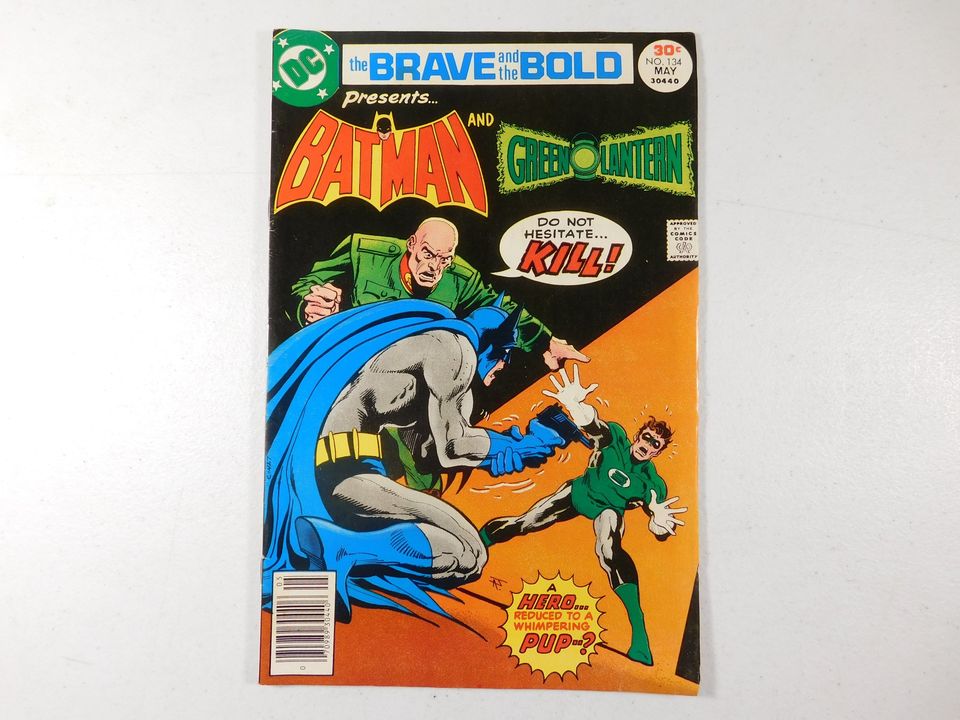 Vintage 1977 DC The Brave and the Bold Presents Batman and Green Lantern No. 134 May Comic Book