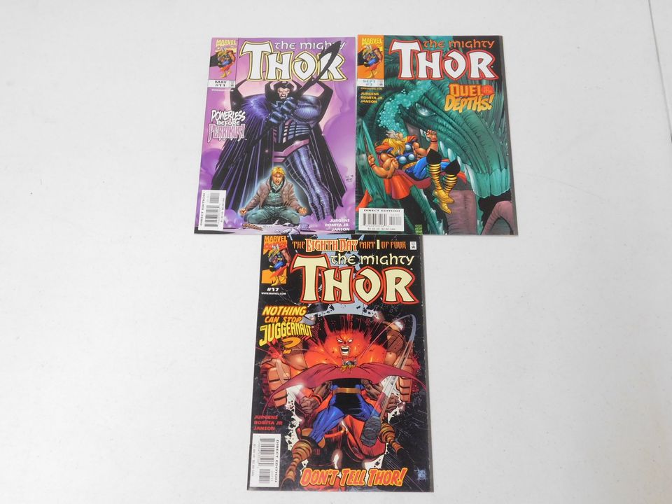 3 The Mighty Thor Marvel Comic Books