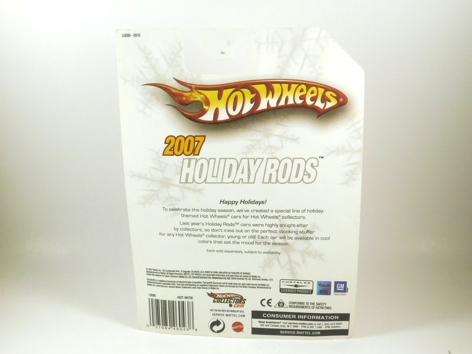 Hot Wheels 2007 Holiday Rods Green La Troca 5 of 6