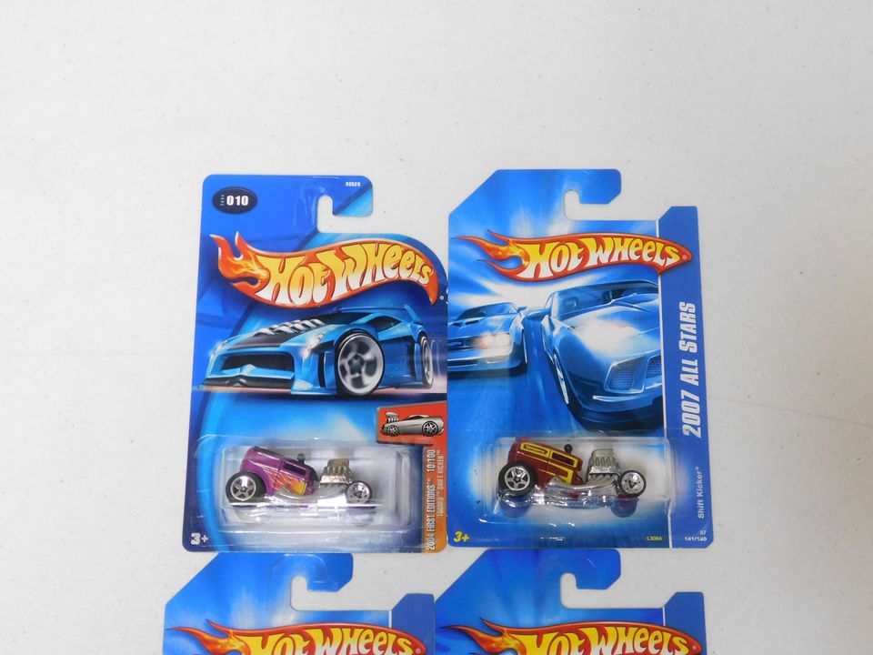 4 Hot Wheels Shift Kicker Cars Color Variants