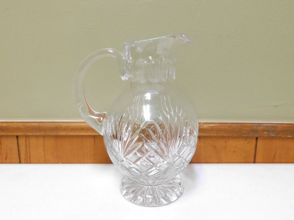 Vintage Polonia Crystal Pitcher