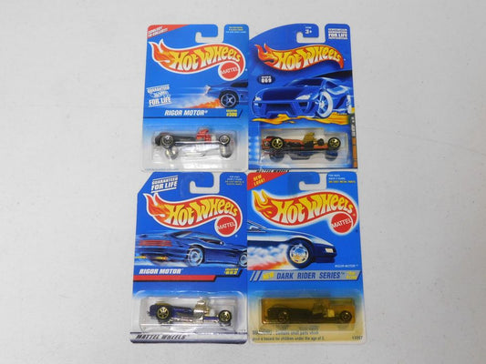 4 Hot Wheels Rigor Motor Cars Color Variants