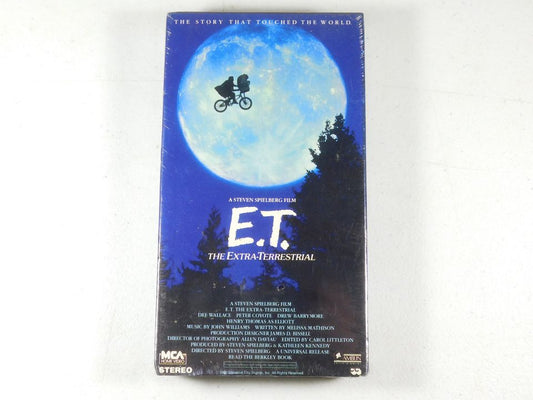 E.T. The Extra-Terrestrial Sealed VHS Tape