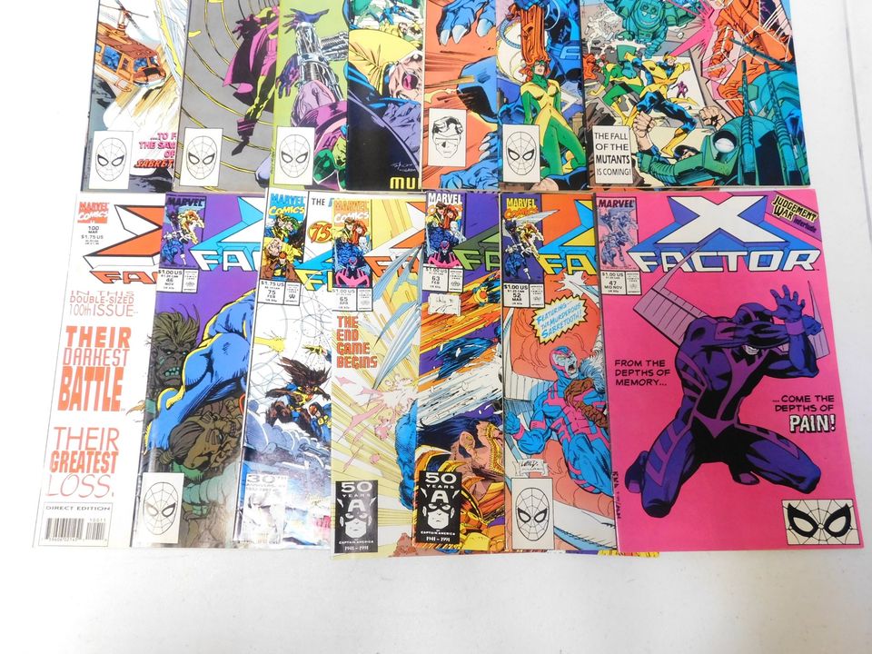 14 X Factor Marvel Comic Books