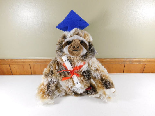 Graduation Sloth Shakes and Plays "School's Out"