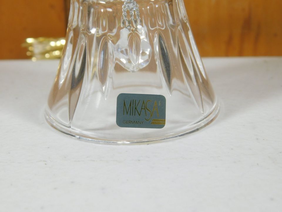 Mikasa Glass Bell Ornament