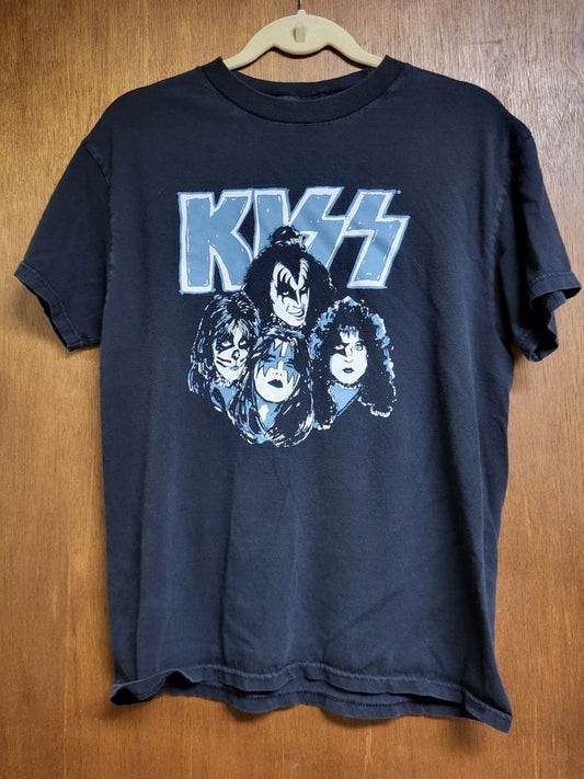 Black KISS Band T-Shirt Size Medium