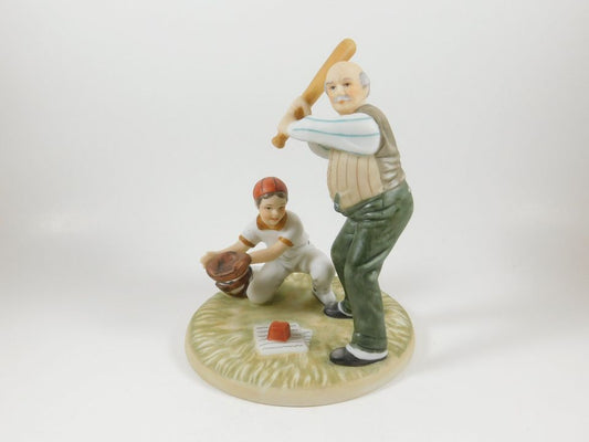 Norman Rockwell Gramps at the Plate Goebel Figurine