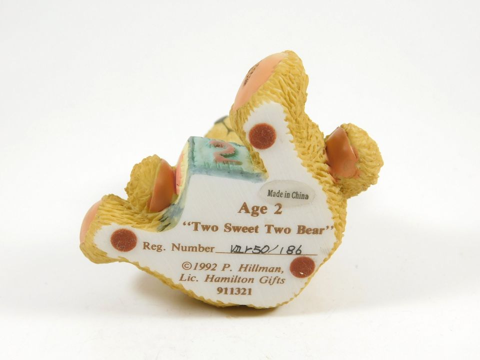 Cherished Teddies Age 2 "Two Sweet Two Bear" Figurine