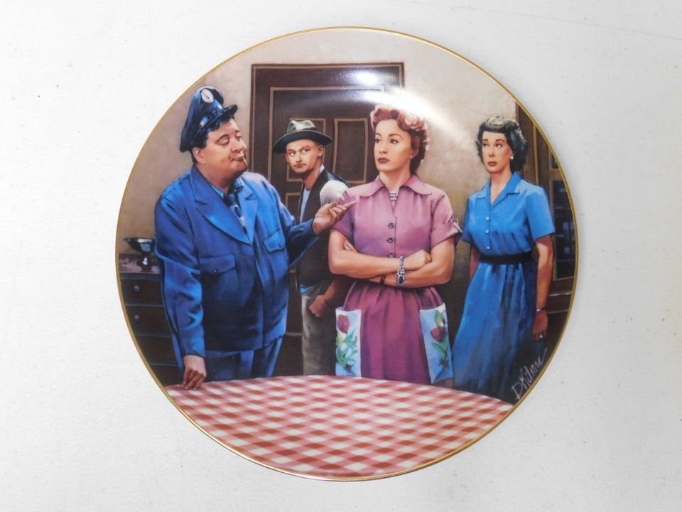 Set of 3 Honeymooners Collector Plates Hamilton Collection