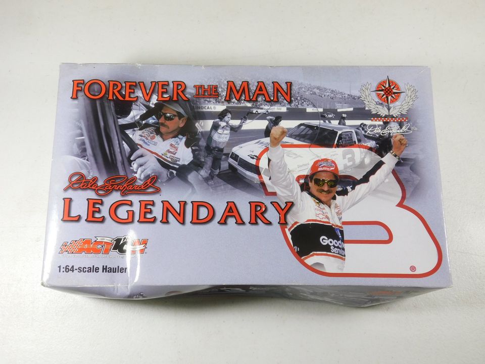 Dale Earnhardt Forever the Man Legendary Action Team Hauler 1:64