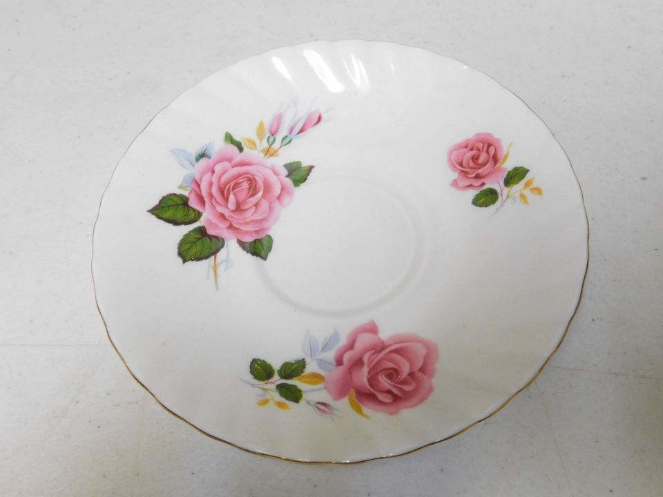 Elizabethan Fine Bone China Roses Cup and Saucer