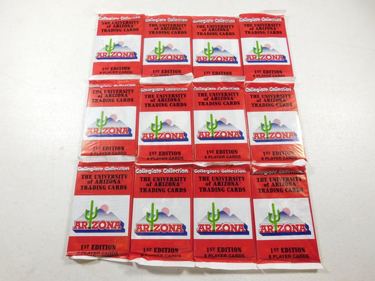 12 Packs of The University of Arizona Trading Cards 1st Edition