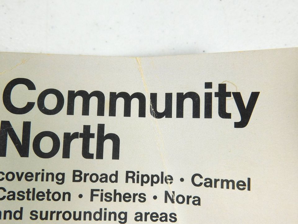 Vintage 1979 Community North Indiana Bell Phonebook