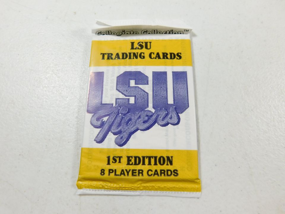 12 Packs of LSU Tigers 1st Edition Trading Cards