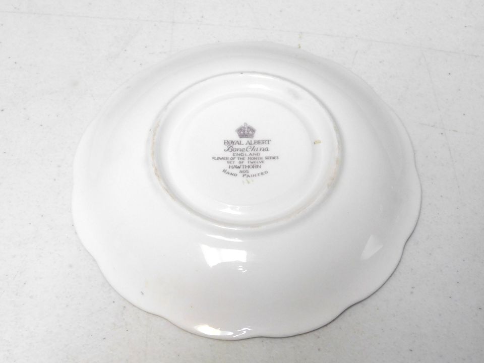 Royal Albert Bone China Flower of the Month Hawthorn Cup and Saucer