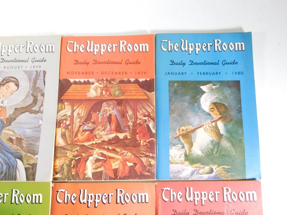 8 Vintage 1970s and 1980s The Upper Room Daily Devotional Guide Booklets