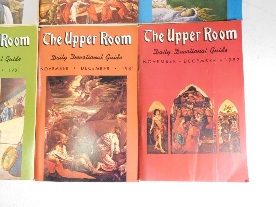 8 Vintage 1970s and 1980s The Upper Room Daily Devotional Guide Booklets