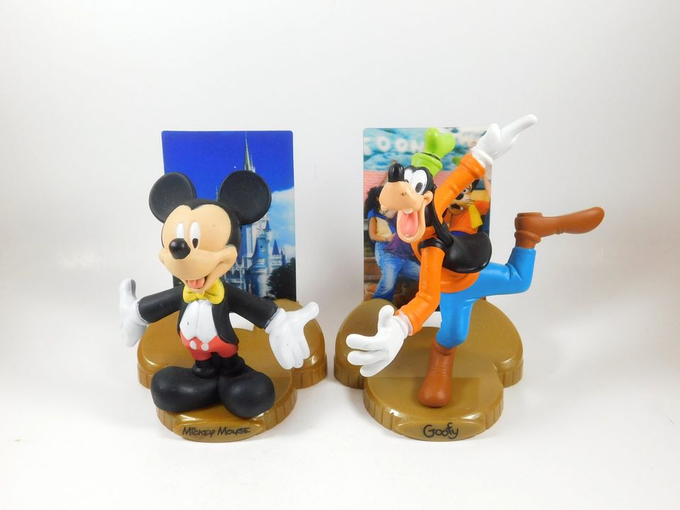 Mickey Mouse and Goofy Figurines