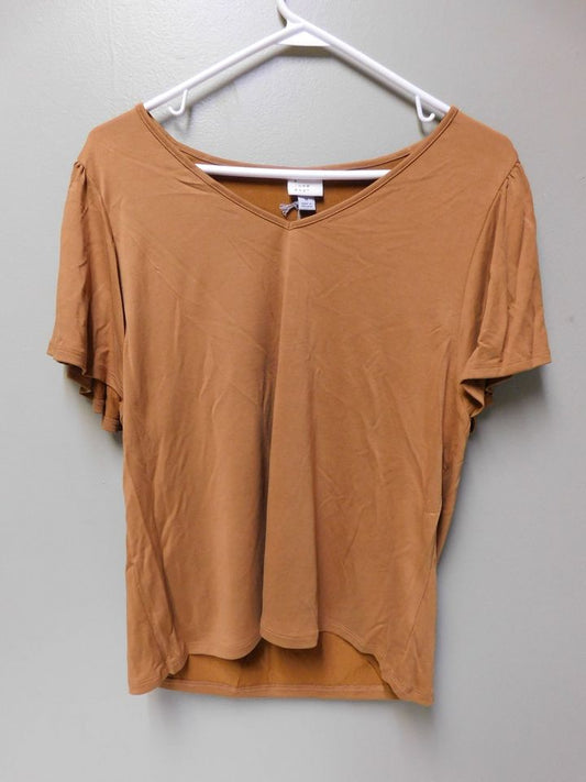 A New Day Rust Womens Top Shirt