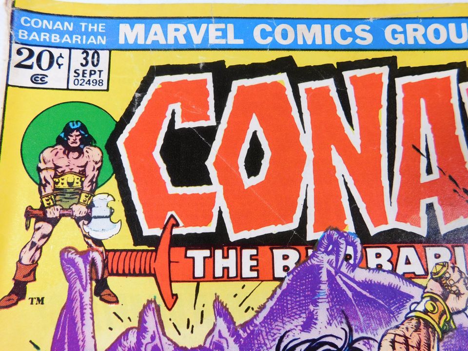 Vintage 1973 Marvel Conan The Barbarian #30 Sept 02498 Comic Book