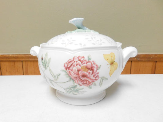 Lenox Butterfly Meadow Round Covered Casserole Bowl