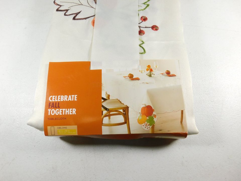 Celebrate Fall Together Kohl's Oblong Tablecloth 60" x 84"