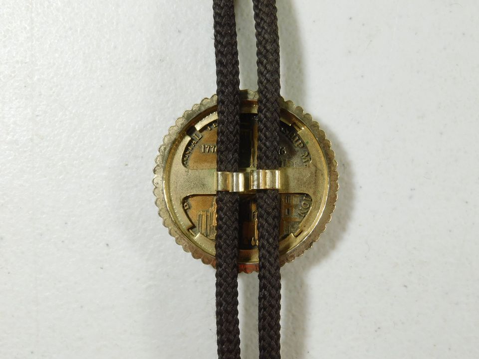 Vintage Indianapolis Valley Scottish Rite Medallion Bolo Tie