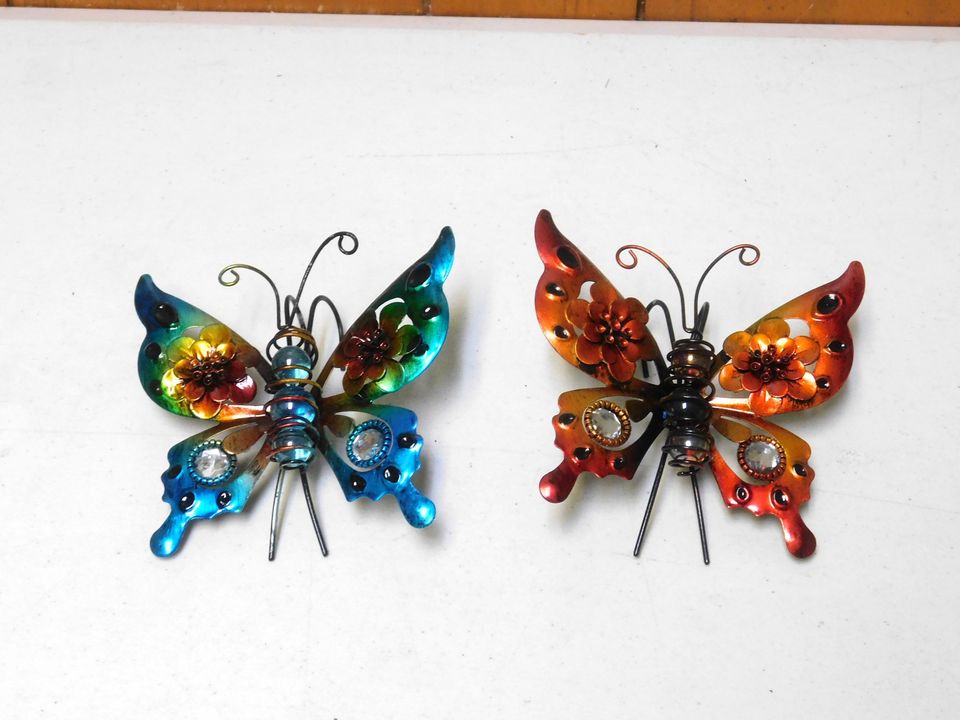 Set of 2 Butterfly Pot Perchers