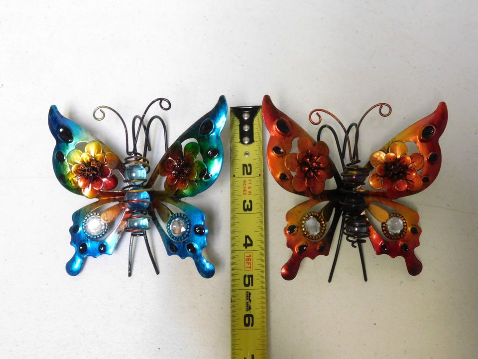 Set of 2 Butterfly Pot Perchers