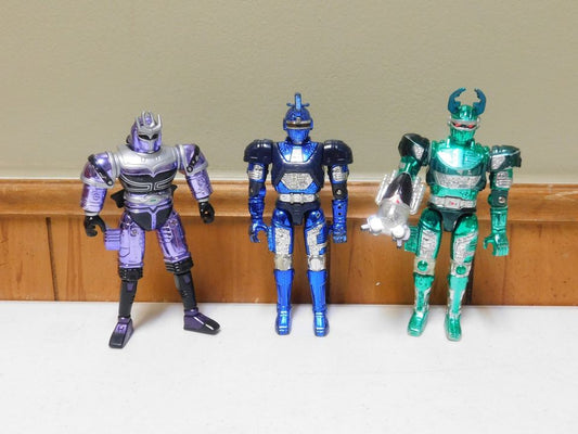 3 Beetleborgs Action Figures Toys